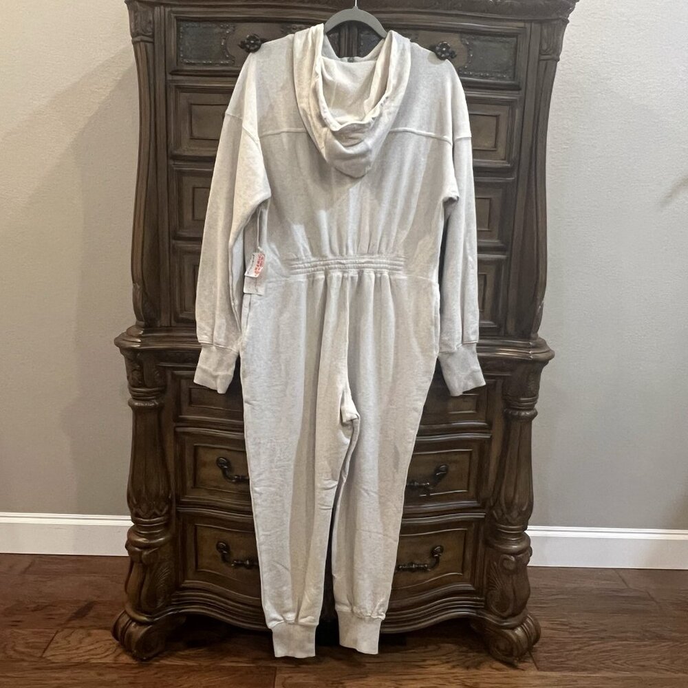 NWT Free People Movement x HATCH Maternity Warm Up Jumpsuit Medium Romper Grey - Picture 12 of 16